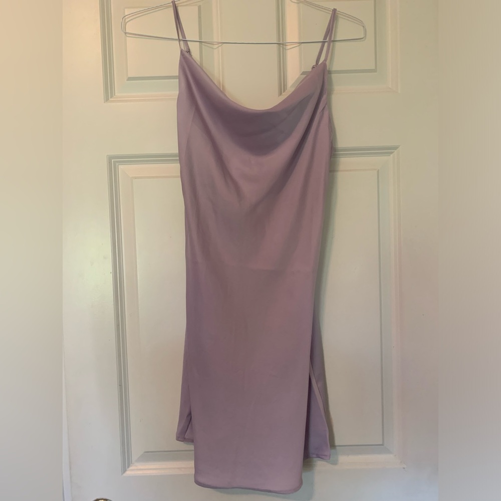 UO Mallory Slip Dress Lavender NWT New Urban Outfitters Homecoming Party S Small